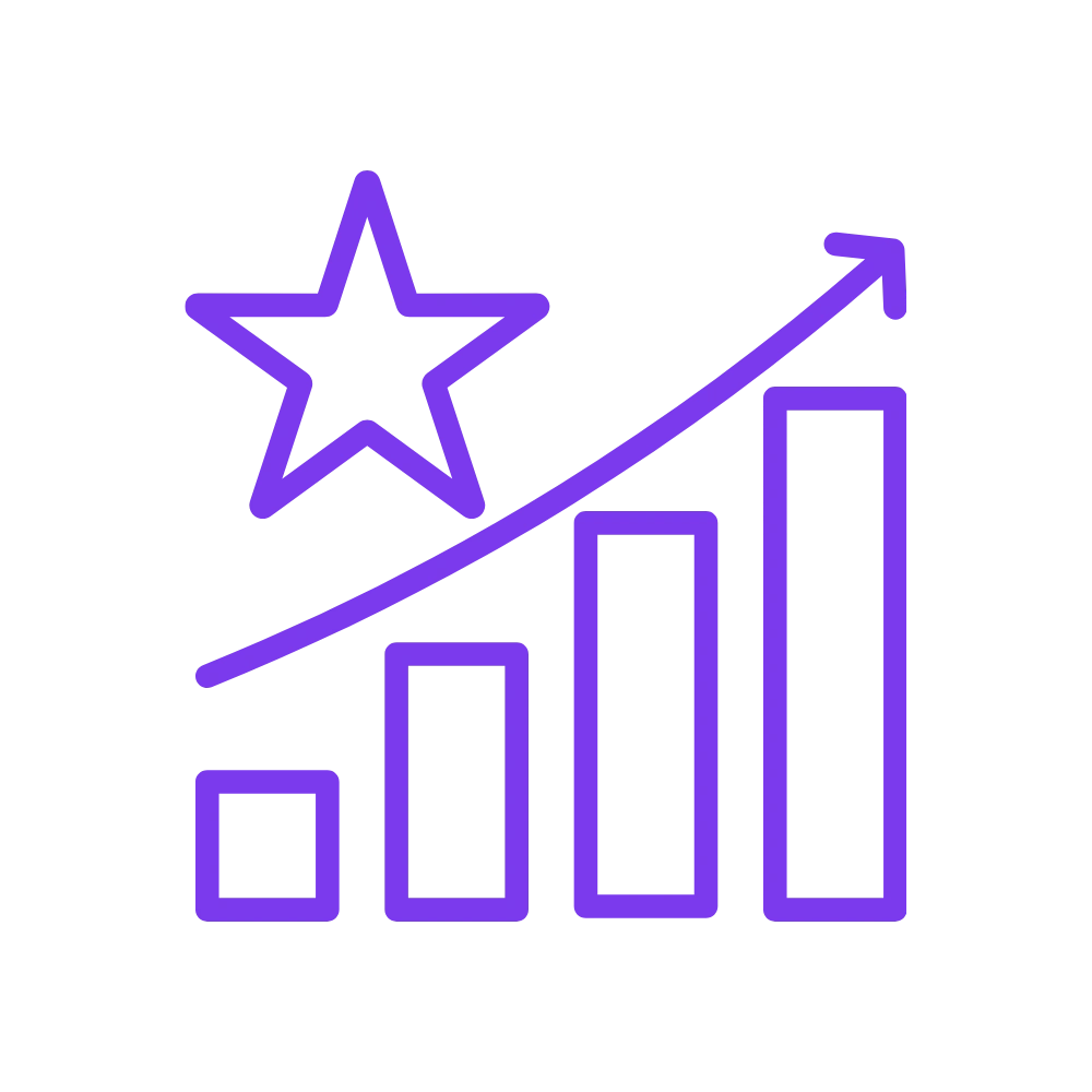 Higher sales conversion icon