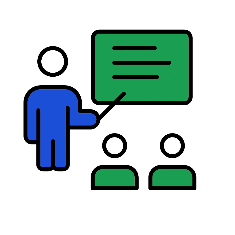 Learning hours delivered icon